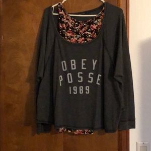 OBEY Sweater & Undershirt